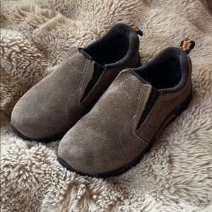 Merrell Kids Slip-On Suede Jungle Moc
